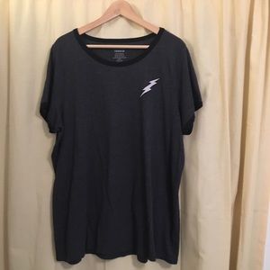 Lightening ringer tee